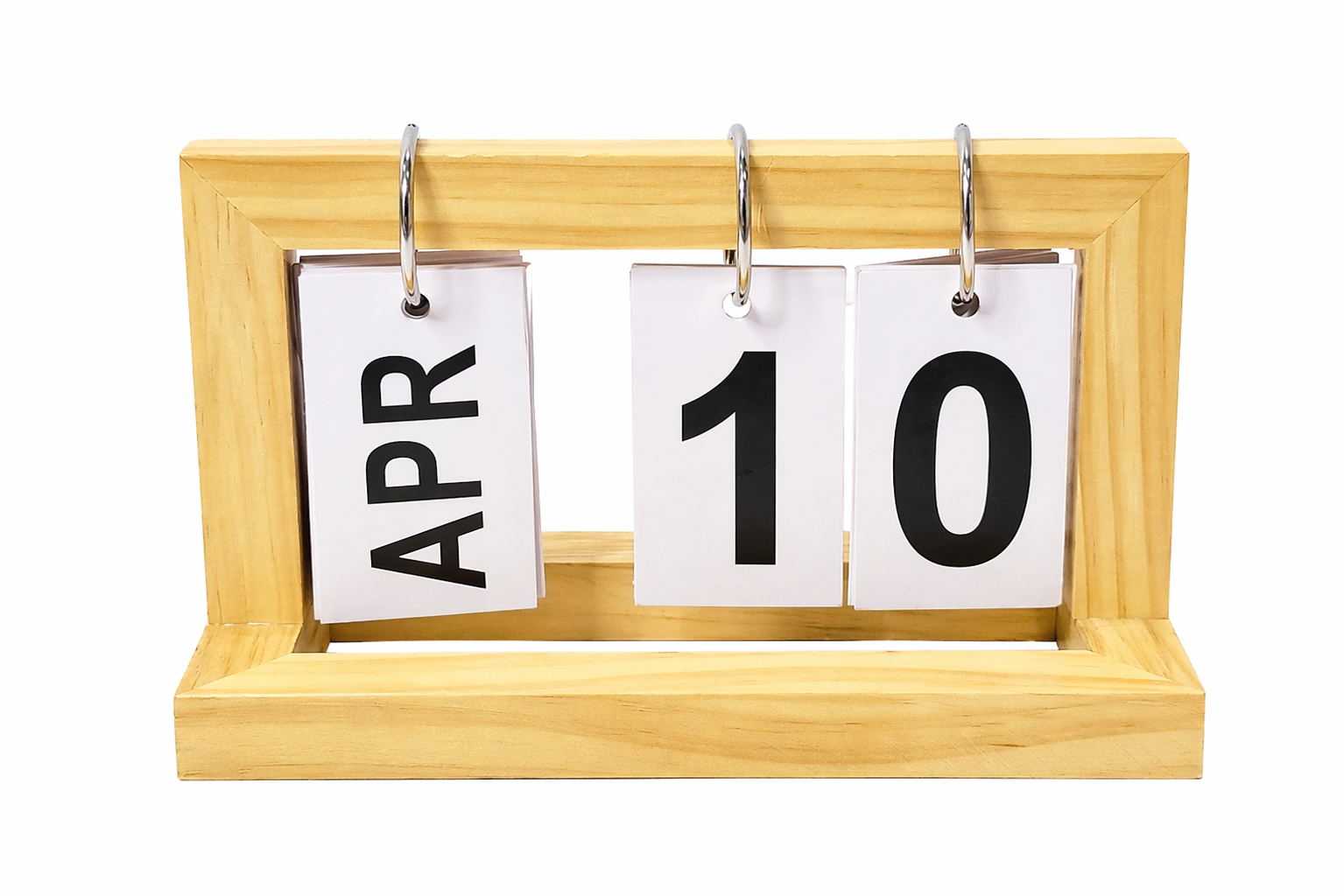 Wooden Desk Calendar