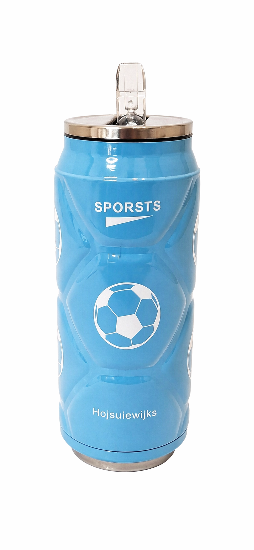 Blue Can-Style Water Bottle