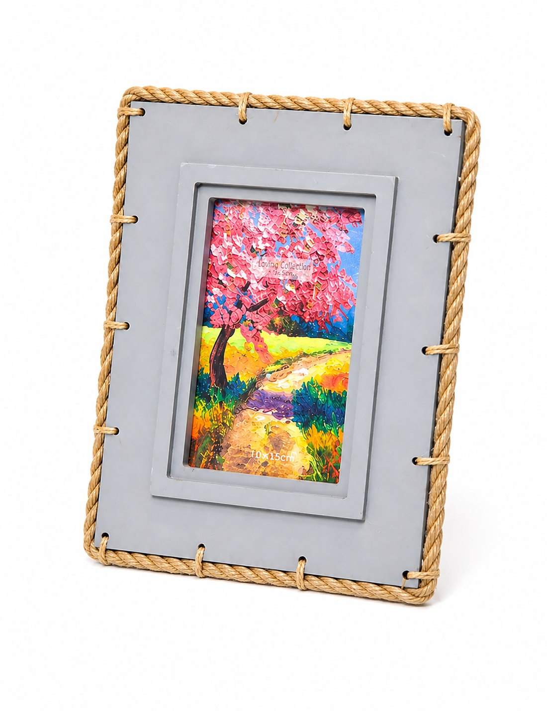 Gray Rustic Picture Frame