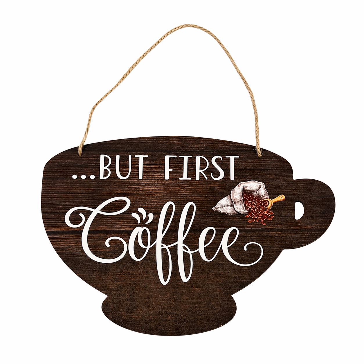 But First Coffee Wall Sign